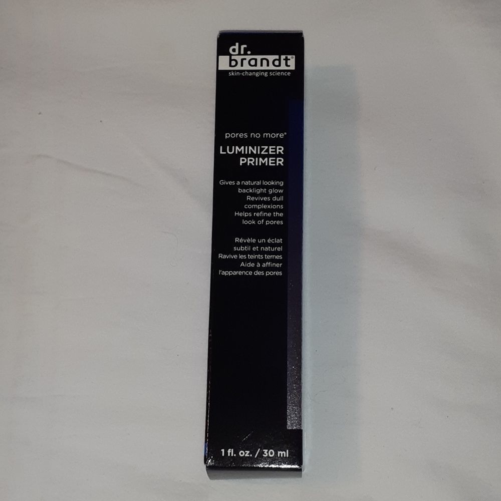 NEW NIB Dr. Brandt‎ Pores No More Luminizer Primer